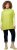 Ulla Popken Oversized Knit Sweater Vest Lime Green - Felpe & felpe con cappuccio - 