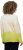 Ulla Popken Block Stripe Long Sleeve V-Neck Sweater Lime Green - Felpe & felpe con cappuccio - 