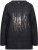 Ulla Popken Sequined Knit Long Sleeve Hoodie Black - Felpe & felpe con cappuccio - 