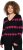 Ulla Popken Heart Print Long Sleeve V-Neck Sweater Black - Felpe & felpe con cappuccio - Felpe, Hoodie e Maglieria Calda
