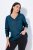 Ulla Popken Soft Fine Knit Pullover V-Neck Sweatshirt Teal - Felpe & felpe con cappuccio - Felpe, Hoodie e Maglieria Calda