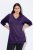 Ulla Popken Soft Fine Knit Pullover V-Neck Sweatshirt Deep Violet - Felpe & felpe con cappuccio - Felpe, Hoodie e Maglieria Calda