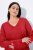 Ulla Popken Casual V-Neck Long Sleeve Sweater Salsa - Felpe & felpe con cappuccio - Felpe, Hoodie e Maglieria Calda