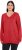 Ulla Popken Casual V-Neck Long Sleeve Sweater Salsa - Felpe & felpe con cappuccio - Felpe, Hoodie e Maglieria Calda