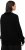 Ulla Popken Lace-Up Cuff Long Sleeve V-Neck Sweater Black - Felpe & felpe con cappuccio - 