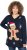 Ulla Popken Gingerbread Man Christmas Sweater Navy - Felpe & felpe con cappuccio - Felpe, Hoodie e Maglieria Calda