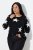 Ulla Popken Glitter Stars Soft Knit Sweater Black - Felpe & felpe con cappuccio - Felpe, Hoodie e Maglieria Calda