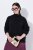 Ulla Popken Turtleneck Sweater with Ribbed Inserts Black - Felpe & felpe con cappuccio - Felpe, Hoodie e Maglieria Calda