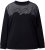 Ulla Popken Tulle Panel Sweatshirt Black - Felpe & felpe con cappuccio - 