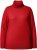Ulla Popken Turtleneck Ribbed Trim Long Sleeve Sweater Salsa Red - Felpe & felpe con cappuccio - 
