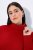 Ulla Popken Turtleneck Ribbed Trim Long Sleeve Sweater Salsa Red - Felpe & felpe con cappuccio - Felpe, Hoodie e Maglieria Calda