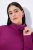 Ulla Popken Turtleneck Ribbed Trim Long Sleeve Sweater Berry - Felpe & felpe con cappuccio - Felpe, Hoodie e Maglieria Calda