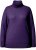 Ulla Popken Turtleneck Ribbed Trim Long Sleeve Sweater Deep Violet - Felpe & felpe con cappuccio - 