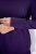 Ulla Popken Turtleneck Ribbed Trim Long Sleeve Sweater Deep Violet - Felpe & felpe con cappuccio - Felpe, Hoodie e Maglieria Calda