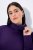 Ulla Popken Turtleneck Ribbed Trim Long Sleeve Sweater Deep Violet - Felpe & felpe con cappuccio - Felpe, Hoodie e Maglieria Calda
