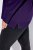 Ulla Popken Turtleneck Ribbed Trim Long Sleeve Sweater Deep Violet - Felpe & felpe con cappuccio - Felpe, Hoodie e Maglieria Calda