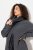 Ulla Popken Long Turtleneck Duster Sweater Graphite Grey - Felpe & felpe con cappuccio - Felpe, Hoodie e Maglieria Calda