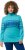 Ulla Popken Apres Ski Long Sleeve Troyer Collar Sweater Bright Turquoise - Felpe & felpe con cappuccio - 