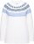 Ulla Popken Norwegian-Inspired Long Sleeve Knit Sweater Snow White - Felpe & felpe con cappuccio - Felpe, Hoodie e Maglieria Calda