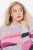 Ulla Popken Landscape Stripe Sweater Light Grey Melange - Felpe & felpe con cappuccio - Felpe, Hoodie e Maglieria Calda