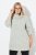 Ulla Popken Space Yarn Oversized Turtleneck Sweater Light Grey Melange - Felpe & felpe con cappuccio - Felpe, Hoodie e Maglieria Calda