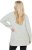 Ulla Popken Space Yarn Oversized Turtleneck Sweater Light Grey Melange - Felpe & felpe con cappuccio - 