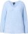 Ulla Popken Long Sleeve V-Neck Ribbed Knit Sweater Light Blue - Felpe & felpe con cappuccio - 