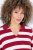 Ulla Popken Striped Polo Collar Long Sleeve Sweater Ruby Red - Felpe & felpe con cappuccio - Felpe, Hoodie e Maglieria Calda