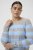 Kaffe Curve Niela Maglione a righe Grigio chiaro/Blu - Pullover e cardigan - 