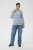 Kaffe Curve Niela Maglione a righe Grigio chiaro/Blu - Pullover e cardigan - 