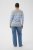 Kaffe Curve Niela Maglione a righe Grigio chiaro/Blu - Pullover e cardigan - 