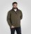 D555 Leicester 2 Quarter Neck Fleece Sweatshirt Khaki - Felpe & felpe con cappuccio - Felpe & Felpe con Cappuccio Uomo Taglie Forti