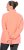 Ulla Popken Modular Fleece Zip Front Jacket Neon Pink - Felpe & felpe con cappuccio - 