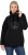 Ulla Popken Rhinestone Snowflake Turtleneck Sweatshirt Black - Felpe & felpe con cappuccio - Felpe, Hoodie e Maglieria Calda