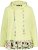Ulla Popken Ruffle Hem A-line Fit Hooded Sweatshirt Lime Green - Felpe & felpe con cappuccio - 