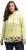 Ulla Popken Ruffle Hem A-line Fit Hooded Sweatshirt Lime Green - Felpe & felpe con cappuccio - 