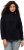Ulla Popken Tonal Leopard Print Longline Zip-Up Sweatshirt Black - Felpe & felpe con cappuccio - Felpe, Hoodie e Maglieria Calda