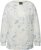 Ulla Popken Tie-Dyed Long Sleeve Sweatshirt Snow White - Felpe & felpe con cappuccio - 