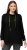 Ulla Popken GLOW Lettered Collared Sweatshirt Black - Felpe & felpe con cappuccio - 