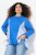 Ulla Popken Pinstripe Gore Long Sleeve Sweatshirt Peacock Blue - Felpe & felpe con cappuccio - Felpe, Hoodie e Maglieria Calda