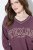 Ulla Popken Texas Contrast Stitching Sweatshirt Dark Ruby - Felpe & felpe con cappuccio - Felpe, Hoodie e Maglieria Calda