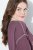 Ulla Popken Texas Contrast Stitching Sweatshirt Dark Ruby - Felpe & felpe con cappuccio - Felpe, Hoodie e Maglieria Calda