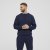 North Latitude Denim Crew Neck Sweatshirt Navy Blue TALL - TALL felpe - Felpe TALL per uomo alto