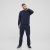 North Latitude Denim Crew Neck Sweatshirt Navy Blue TALL - TALL felpe - Felpe TALL per uomo alto