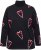 Ulla Popken Candy Cane Graphic Sweatshirt Black - Felpe & felpe con cappuccio - 