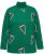 Ulla Popken Candy Cane Graphic Sweatshirt Meadow Green - Felpe & felpe con cappuccio - 
