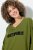Ulla Popken Inspire Lettering V-Neck Sweatshirt Blooming Bay - Felpe & felpe con cappuccio - Felpe, Hoodie e Maglieria Calda