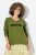 Ulla Popken Inspire Lettering V-Neck Sweatshirt Blooming Bay - Felpe & felpe con cappuccio - Felpe, Hoodie e Maglieria Calda