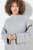 Ulla Popken Decorative Seam Sweater Light Grey Melange - Felpe & felpe con cappuccio - Felpe, Hoodie e Maglieria Calda