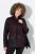 Ulla Popken Leopard Print Scarf Sweater Dark Wine Red - Felpe & felpe con cappuccio - Felpe, Hoodie e Maglieria Calda